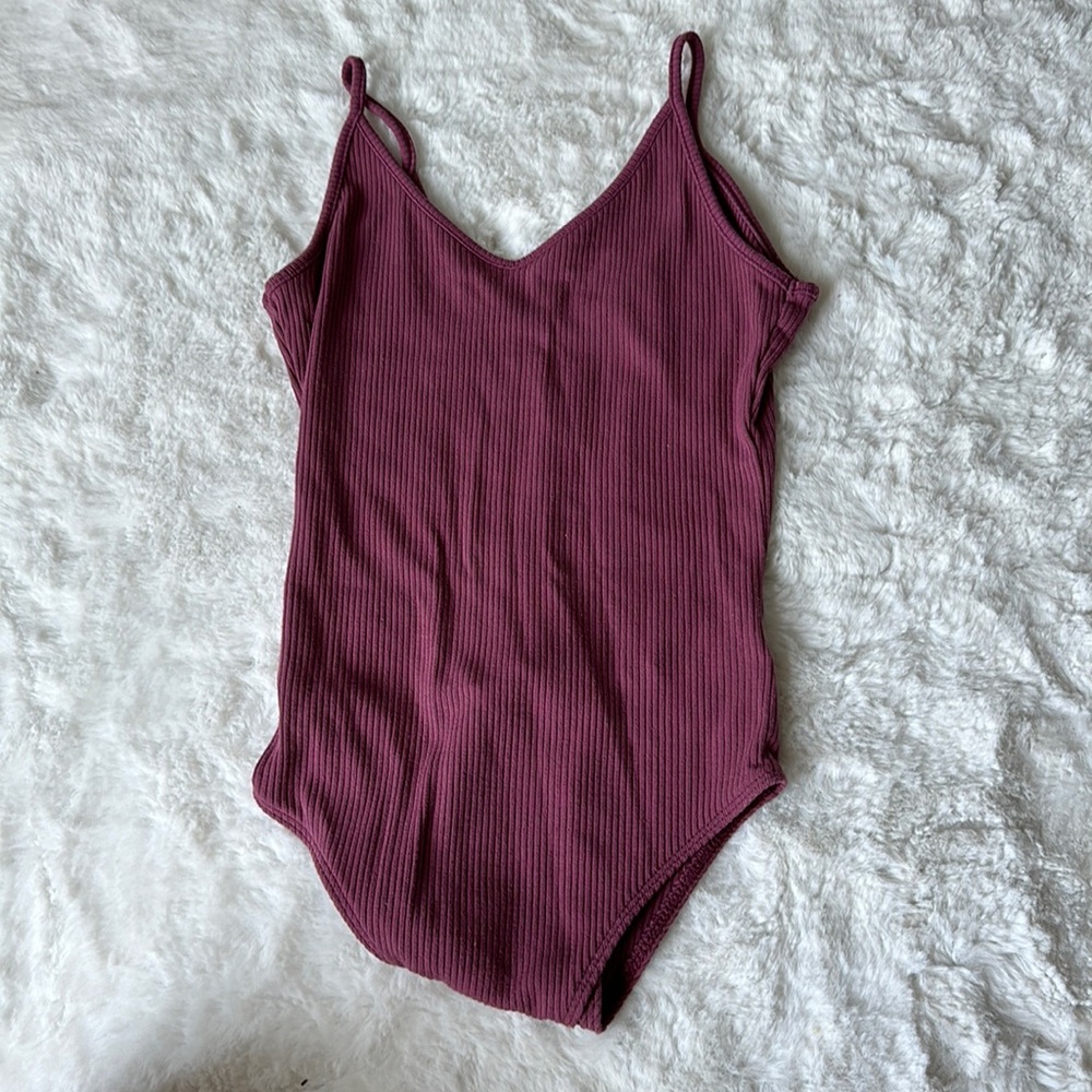 American Eagle ribbed bodysuit size XS